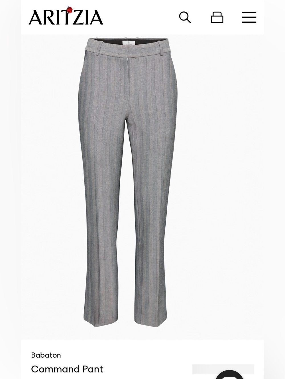 Command Babaton by Aritzia size 4 NWT